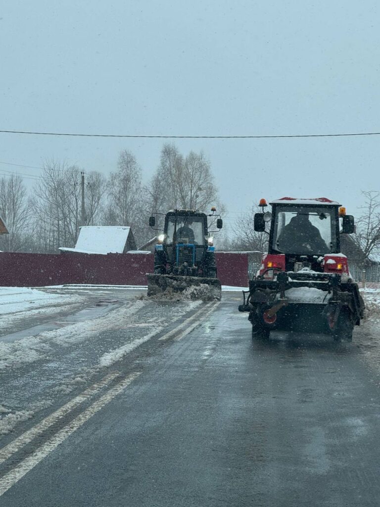 Уборка снежного покрова обработка противогололедными средствами
