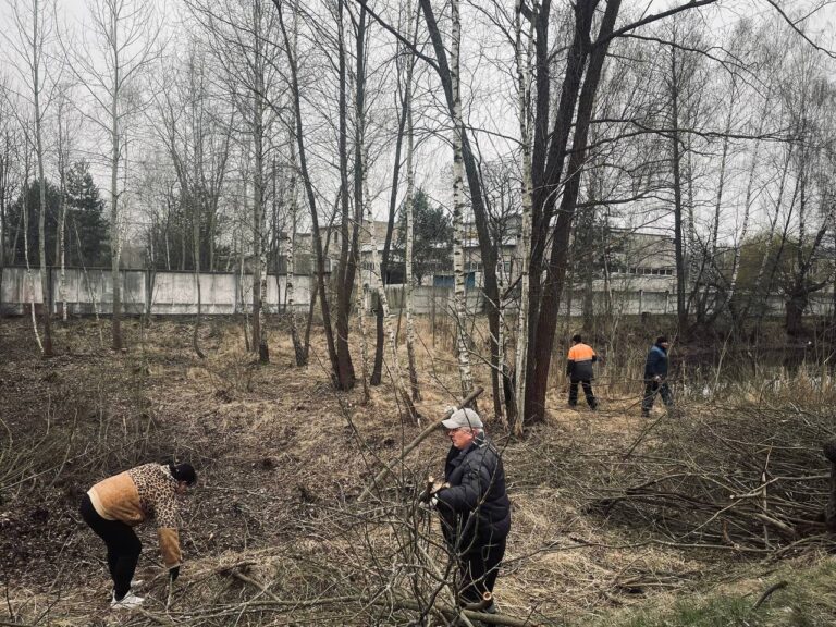 Работники КЖЭУП «ЕЛЬСКОЕ» трудятся на вырубке кустарников, валке сухих деревьев совместно с организациями Ельского района на Кочищанском тракте г.Ельска!
